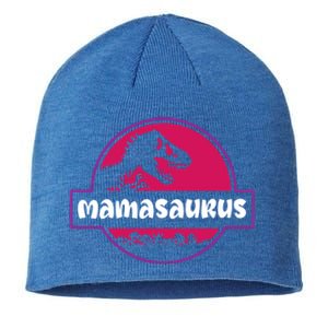 Mamasaurus Unique Mother Dinosaur Trex Dino Mom Gift Cute Gift Sustainable Beanie