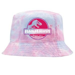 Mamasaurus Unique Mother Dinosaur Trex Dino Mom Gift Cute Gift Tie-Dyed Bucket Hat