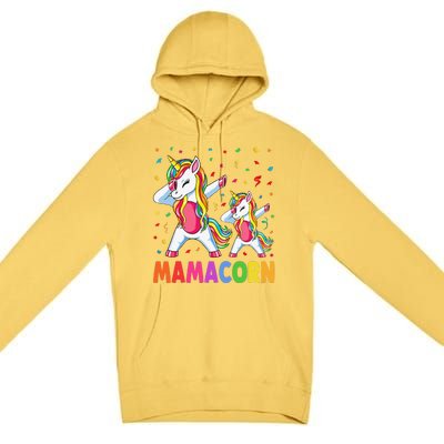 Mamacorn Unicorn Mom Baby Funny Mother's Day For Women Premium Pullover Hoodie