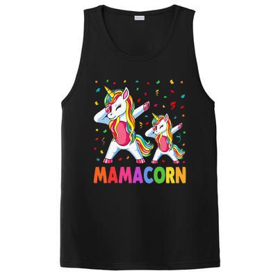 Mamacorn Unicorn Mom Baby Funny Mother's Day For Women PosiCharge Competitor Tank