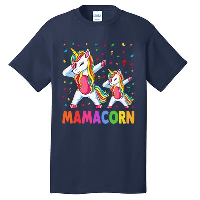 Mamacorn Unicorn Mom Baby Funny Mother's Day For Women Tall T-Shirt