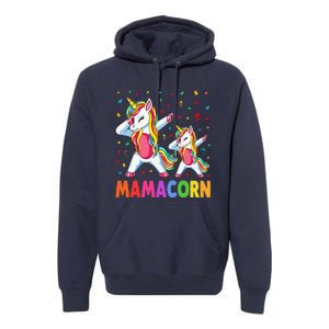 Mamacorn Unicorn Mom Baby Funny Mother's Day For Women Premium Hoodie