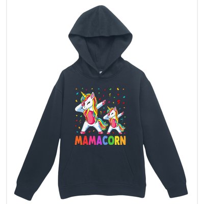 Mamacorn Unicorn Mom Baby Funny Mother's Day For Women Urban Pullover Hoodie