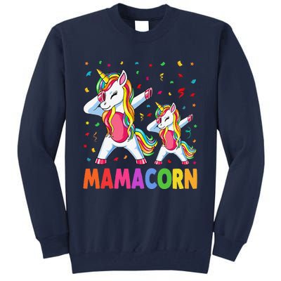 Mamacorn Unicorn Mom Baby Funny Mother's Day For Women Tall Sweatshirt