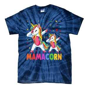 Mamacorn Unicorn Mom Baby Funny Mother's Day For Women Tie-Dye T-Shirt