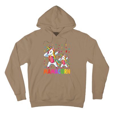 Mamacorn Unicorn Mom Baby Funny Mother's Day For Women Hoodie