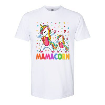 Mamacorn Unicorn Mom Baby Funny Mother's Day For Women Softstyle CVC T-Shirt