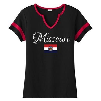 Missouri Usa Ladies Halftime Notch Neck Tee