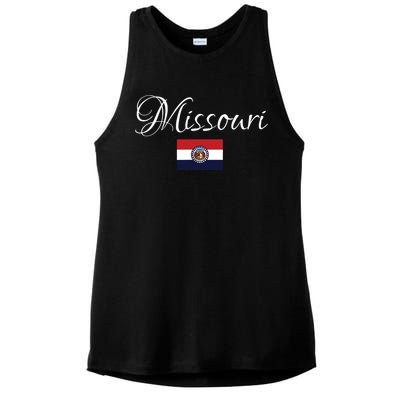 Missouri Usa Ladies PosiCharge Tri-Blend Wicking Tank