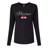 Missouri Usa Womens Cotton Relaxed Long Sleeve T-Shirt