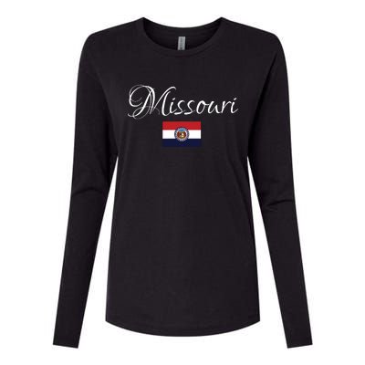 Missouri Usa Womens Cotton Relaxed Long Sleeve T-Shirt