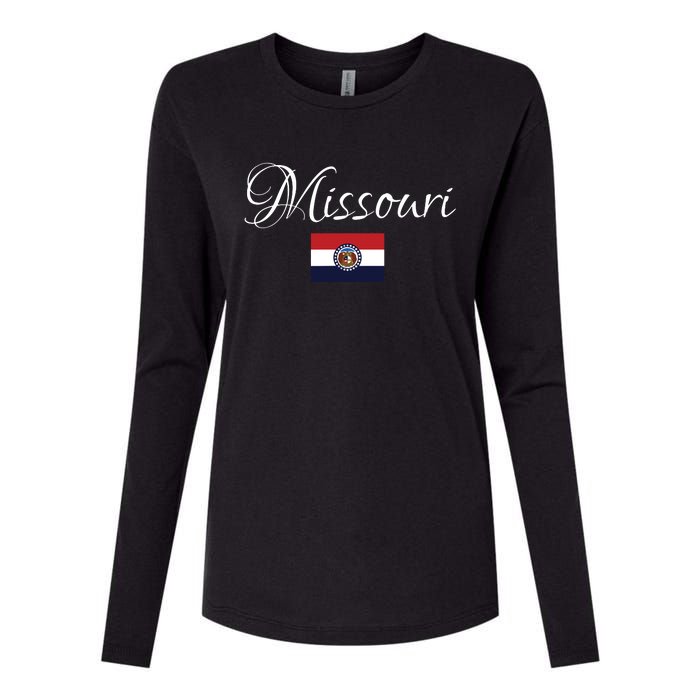 Missouri Usa Womens Cotton Relaxed Long Sleeve T-Shirt