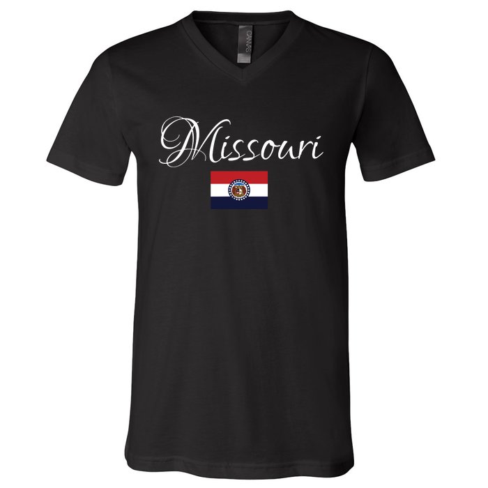 Missouri Usa V-Neck T-Shirt