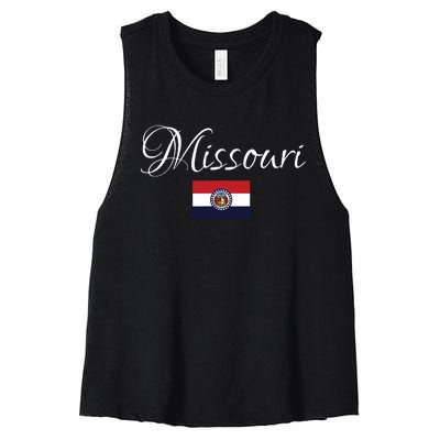 Missouri Usa Women's Racerback Cropped Tank