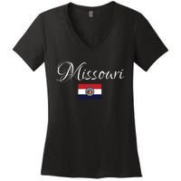 Missouri Usa Women's V-Neck T-Shirt