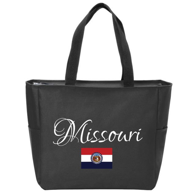 Missouri Usa Zip Tote Bag