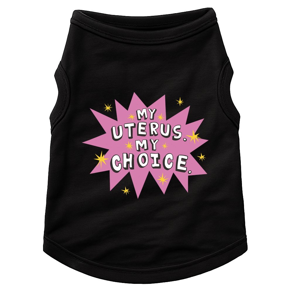 My Uterus My Choice Star Doggie Tank