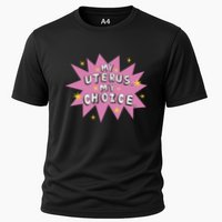 My Uterus My Choice Star Cooling Performance Crew T-Shirt