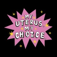 My Uterus My Choice Star Sustainable Bucket Hat