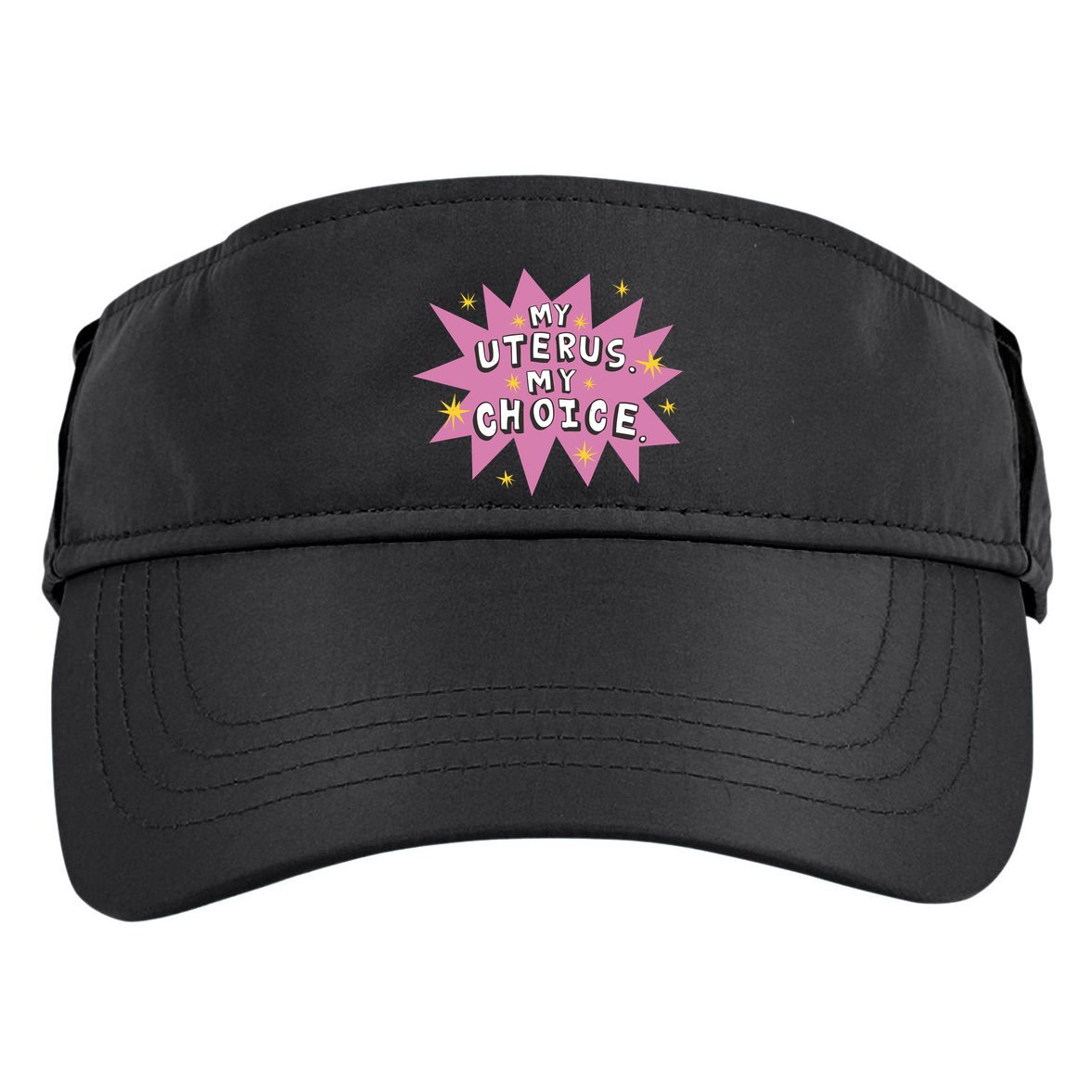 My Uterus My Choice Star Adult Drive Performance Visor