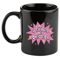 My Uterus My Choice Star 11oz C Handle Ceramic Mug