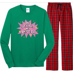 My Uterus My Choice Star Long Sleeve Pajama Set