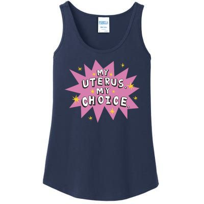 My Uterus My Choice Star Ladies Essential Tank