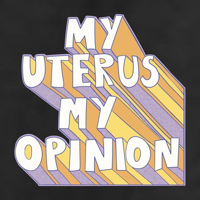 My Uterus My Opinion 7 Panel Mesh Trucker Snapback Hat