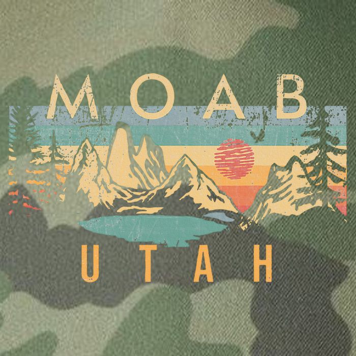 Moab Utah Legacy Tie Dye Trucker Hat