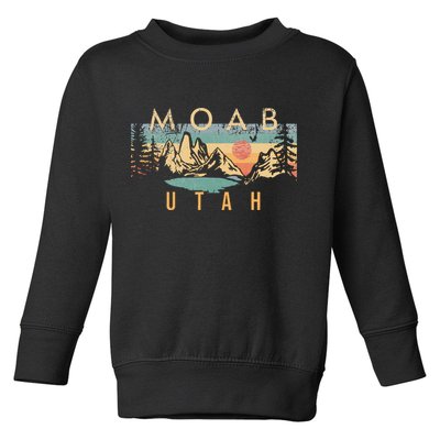 Moab Utah Toddler Sweatshirt