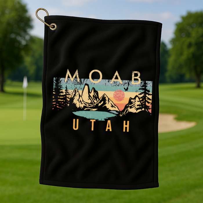 Moab Utah Golf Towel