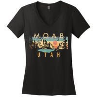 Moab Utah Women's V-Neck T-Shirt