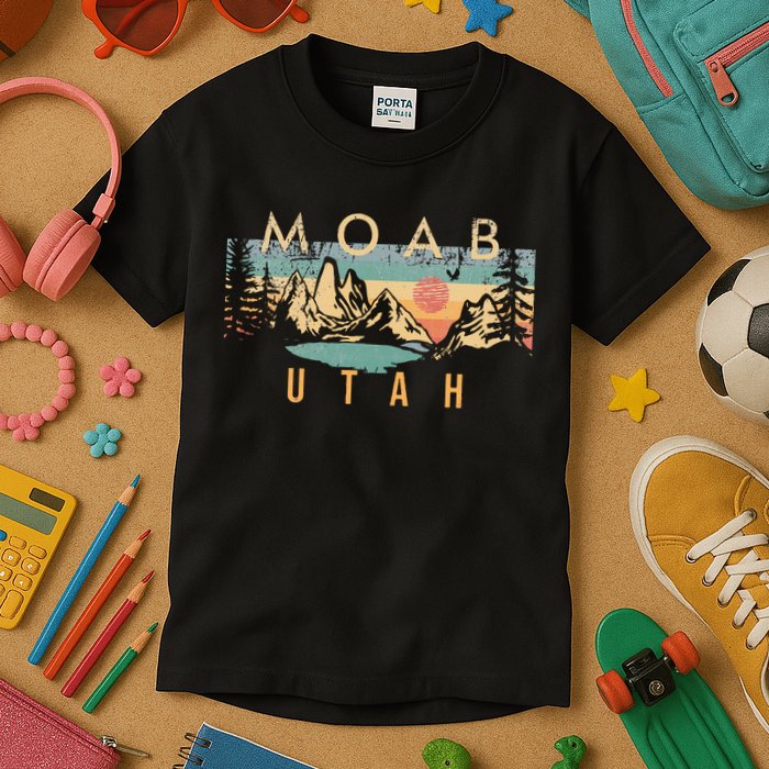 Moab Utah Kids T-Shirt