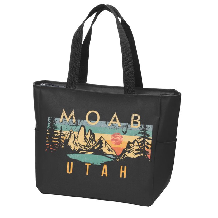 Moab Utah Zip Tote Bag