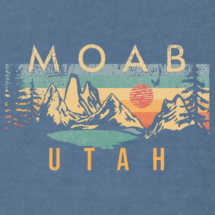 Moab Utah Garment-Dyed Sweatshirt