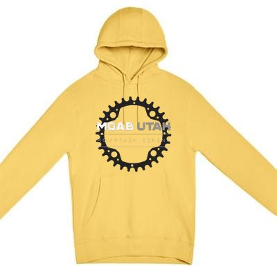 Moab Utah Mountain Biking Premium Pullover Hoodie