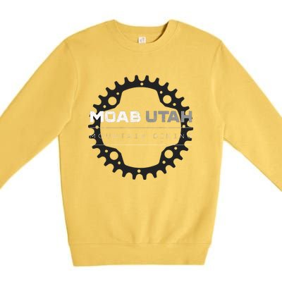 Moab Utah Mountain Biking Premium Crewneck Sweatshirt