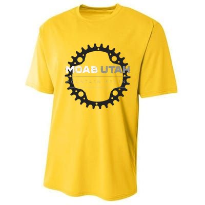 Moab Utah Mountain Biking Performance Sprint T-Shirt