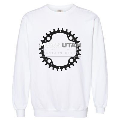 Moab Utah Mountain Biking Garment-Dyed Sweatshirt