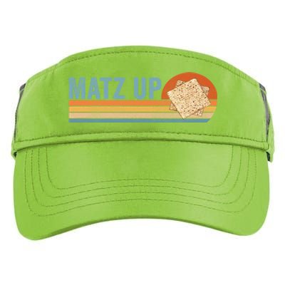 Matz Up Matzo Slang Wassup What's Up Wuzzup Funny Passover Gift Adult Drive Performance Visor