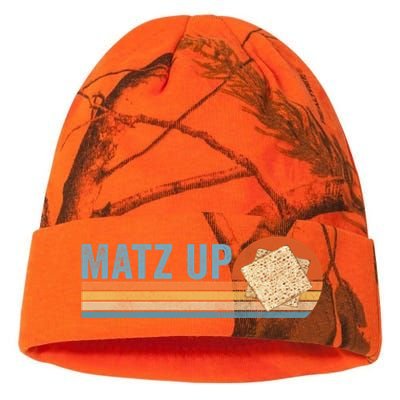 Matz Up Matzo Slang Wassup What's Up Wuzzup Funny Passover Gift Kati Licensed 12" Camo Beanie