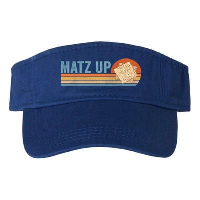 Matz Up Matzo Slang Wassup What's Up Wuzzup Funny Passover Gift Valucap Bio-Washed Visor