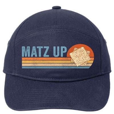 Matz Up Matzo Slang Wassup What's Up Wuzzup Funny Passover Gift 7-Panel Snapback Hat