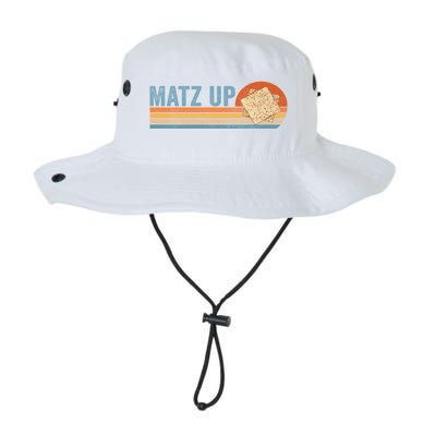 Matz Up Matzo Slang Wassup What's Up Wuzzup Funny Passover Gift Legacy Cool Fit Booney Bucket Hat