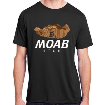 Moab Utah Mountain Biking Adult ChromaSoft Performance T-Shirt