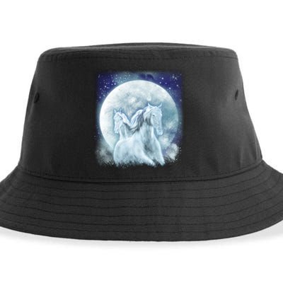 Mystic Unicorn Moon Sustainable Bucket Hat