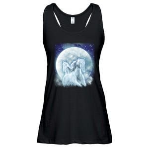 Mystic Unicorn Moon Ladies Essential Flowy Tank