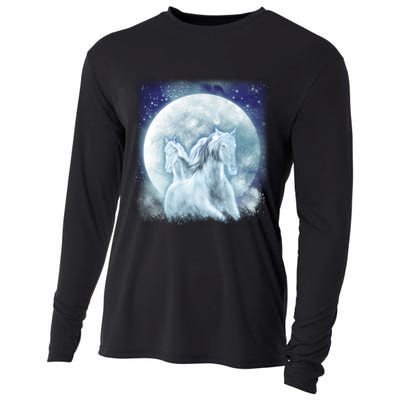 Mystic Unicorn Moon Cooling Performance Long Sleeve Crew