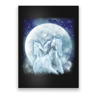 Mystic Unicorn Moon Poster