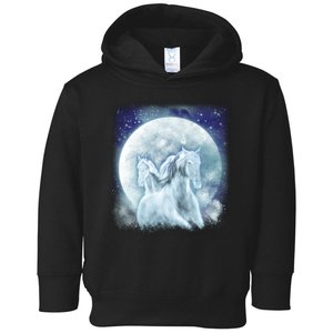 Mystic Unicorn Moon Toddler Hoodie